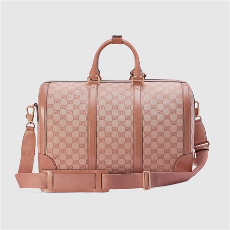 gucci duffle bag pink|authentic gucci duffle bags.